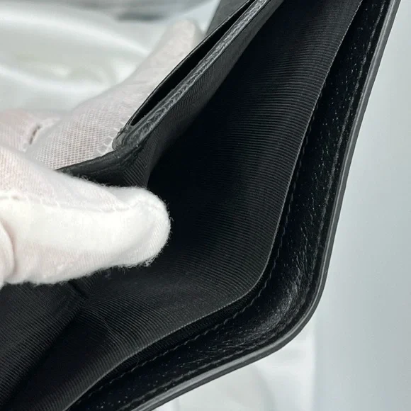 GUCCI GG Supreme Monogram Psychedelic Bi-Fold Wallet Black Multicolor LIKE NEW - Picture 4 of 9